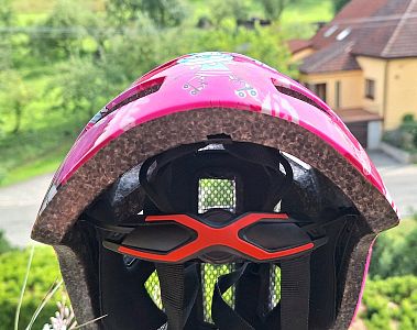 Dětská cyklistická helma PRO-T Plus Murcia In mold růžová kočka