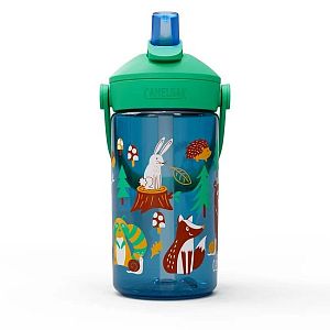 Dětská láhev CamelBak Thrive Flip Straw Kids 0,4l Friendly Forest