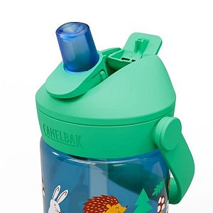 Dětská láhev CamelBak Thrive Flip Straw Kids 0,4l Friendly Forest