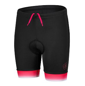 Dětské cyklistické kalhoty Etape Junior 2.0 černá/růžová