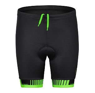 Dětské cyklistické kalhoty Etape Junior 2.0 černá/zelená