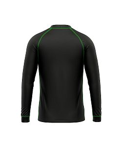 Dětské funkční triko s dlouhým rukávem Suspect Animal ALIEN černá Bamboo Heavy