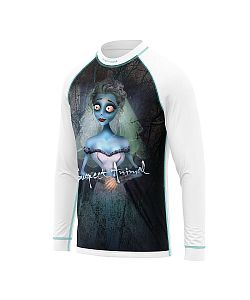 Dětské funkční triko s dlouhým rukávem Suspect Animal EMILY bílá Bamboo Heavy