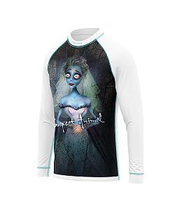 Dětské funkční triko s dlouhým rukávem Suspect Animal EMILY bílá Bamboo Ultra