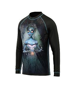 Dětské funkční triko s dlouhým rukávem Suspect Animal EMILY černá Bamboo Heavy