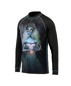 Dětské funkční triko s dlouhým rukávem Suspect Animal EMILY černá Bamboo Light New