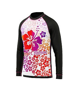 Dětské funkční triko s dlouhým rukávem Suspect Animal HAWAII černá Bamboo Light New