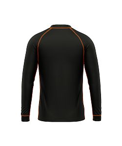Dětské funkční triko s dlouhým rukávem Suspect Animal ROBORYBA černá Bamboo Heavy