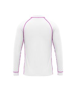 Dětské funkční triko s dlouhým rukávem Suspect Animal ŠKLÍBA bílá Bamboo Ultra