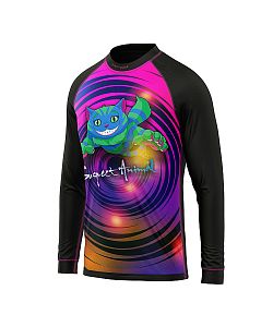 Dětské funkční triko s dlouhým rukávem Suspect Animal ŠKLÍBA černá Bamboo Ultra