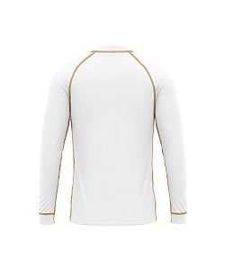 Dětské funkční triko s dlouhým rukávem Suspect Animal VIKING bílá Bamboo Ultra