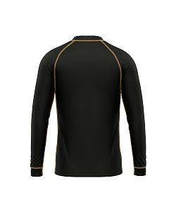 Dětské funkční triko s dlouhým rukávem Suspect Animal VIKING černá Bamboo Light New