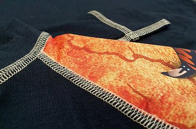 Dětské funkční triko s dlouhým rukávem Suspect Animal VIKING černá Bamboo Ultra