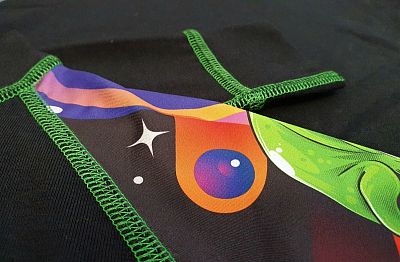 Dětské funkční triko s krátkým rukávem Suspect Animal ALIEN černá Bamboo Light New