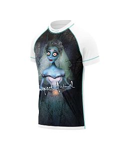 Dětské funkční triko s krátkým rukávem Suspect Animal EMILY bílá Bamboo Light New