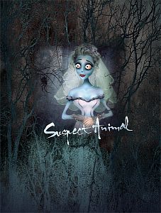 Dětské funkční triko s krátkým rukávem Suspect Animal EMILY bílá Bamboo Ultra