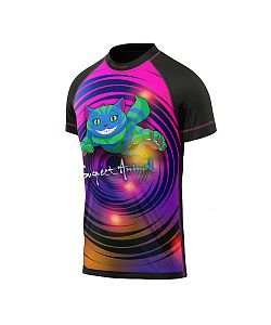 Dětské funkční triko s krátkým rukávem Suspect Animal ŠKLÍBA černá Bamboo Ultra