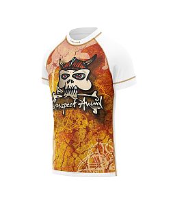 Dětské funkční triko s krátkým rukávem Suspect Animal VIKING bílá Bamboo Ultra