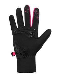 Dětské zimní rukavice Etape Puzzle černá/růžová