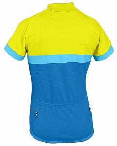 Dětský cyklistický dres Etape Bambino modrá/žlutá fluo