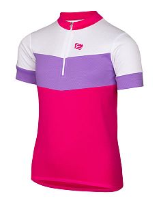Dětský cyklistický dres Etape Peddy 2.0 lila/růžová