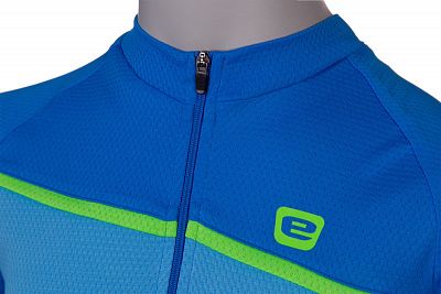 Dětský cyklistický dres Etape Peddy zelená/modrá