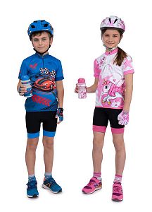 Dětský cyklistický dres Etape Rio bílá/růžová