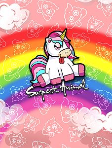 Dětský funkční set Suspect Animal JEDNOROŽEC bílá Bamboo Heavy