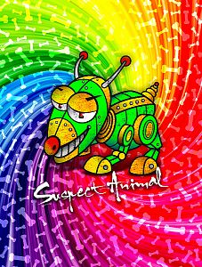 Dětský funkční set Suspect Animal ROBOPES černá Bamboo Ultra