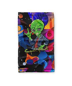 Dětský multifunkční šátek Suspect Animal ALIEN zelená