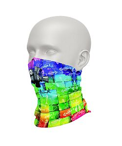 Dětský multifunkční šátek Suspect Animal ROBORYBA žlutá