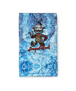 Dětský multifunkční šátek Suspect Animal ROBOT modrá