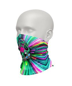 Dětský multifunkční šátek Suspect Animal T-REX zelená