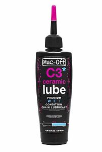 Mazivo na řetěz MUC-OFF C3 Wet+Dry Lube 120ml Twin Pack