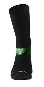 Merino ponožky Lasting WSB 906 černá/zelená