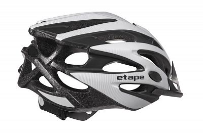 Pánská cyklistická helma Etape Biker stříbrná/černá mat