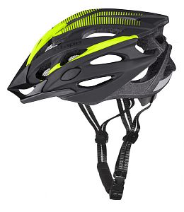 Pánská cyklistická helma Etape Twister černá/žlutá fluo mat