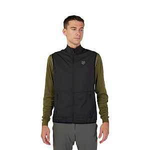 Pánská cyklistická vesta Fox Ranger Wind Vest Black