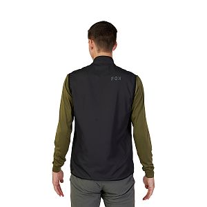 Pánská cyklistická vesta Fox Ranger Wind Vest Black
