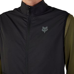 Pánská cyklistická vesta Fox Ranger Wind Vest Black