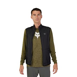 Pánská cyklistická vesta Fox Ranger Wind Vest Black