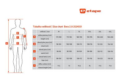 Pánská cyklistická větrovka Etape Bora 2.0 oranžová