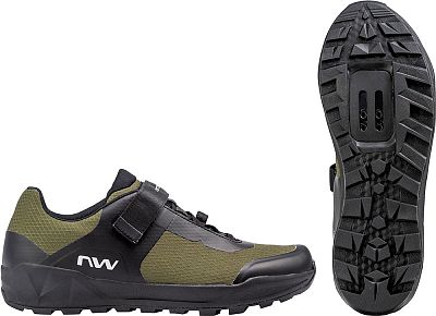 Pánské cyklistické tretry Northwave Escape Evo 2 Green Forest/Black