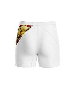 Pánské funkční trenýrky Suspect Animal IRON MAN bílá Bamboo Ultra
