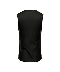 Pánské funkční triko bez rukávů Suspect Animal černá/zelená Bamboo Ultra