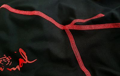 Pánské funkční triko s dlouhým rukávem Suspect Animal černá/červená