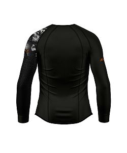 Pánské funkční triko s dlouhým rukávem Suspect Animal RIDER MAN černá Bamboo Thermo