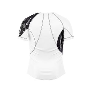 Pánské funkční triko s krátkým rukávem Suspect Animal CYCLE bílá Bamboo Ultra