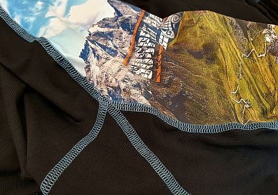 Pánské funkční triko s krátkým rukávem Suspect Animal HIGHLANDER černá Bamboo Ultra
