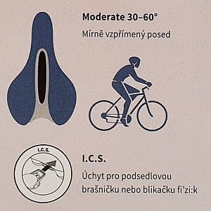 Pánské sedlo Selle Royal Ellipse Moderate